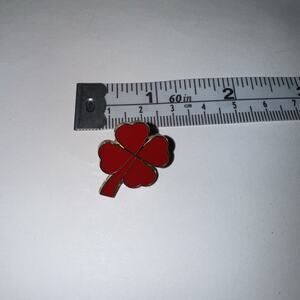 Red Clover Pin Brooch